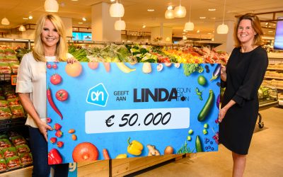 Albert Heijn doneert boodschappenbonnen aan  gezinnen van LINDA.foundation